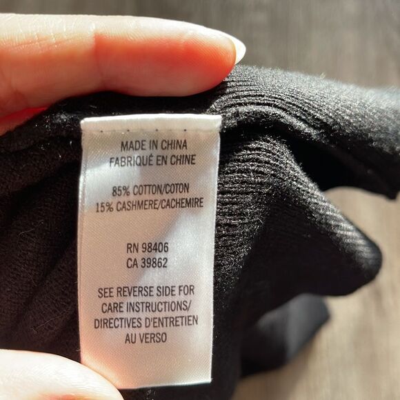 Theory Casterly Black Cardigan NEW Small - Picture 4 of 6